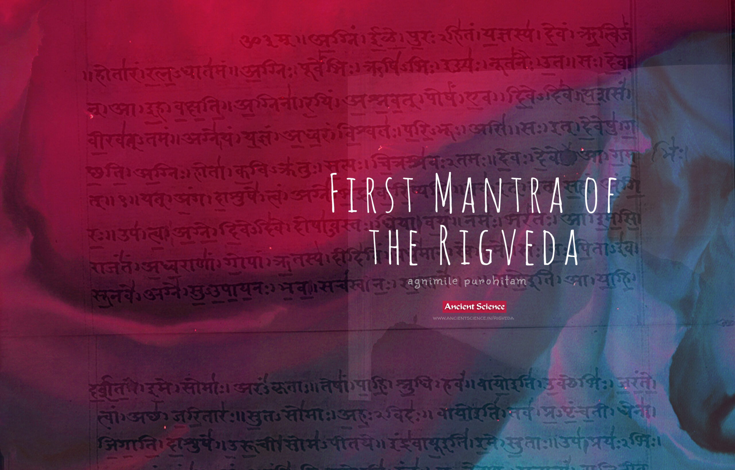 first mantra of the Rigveda