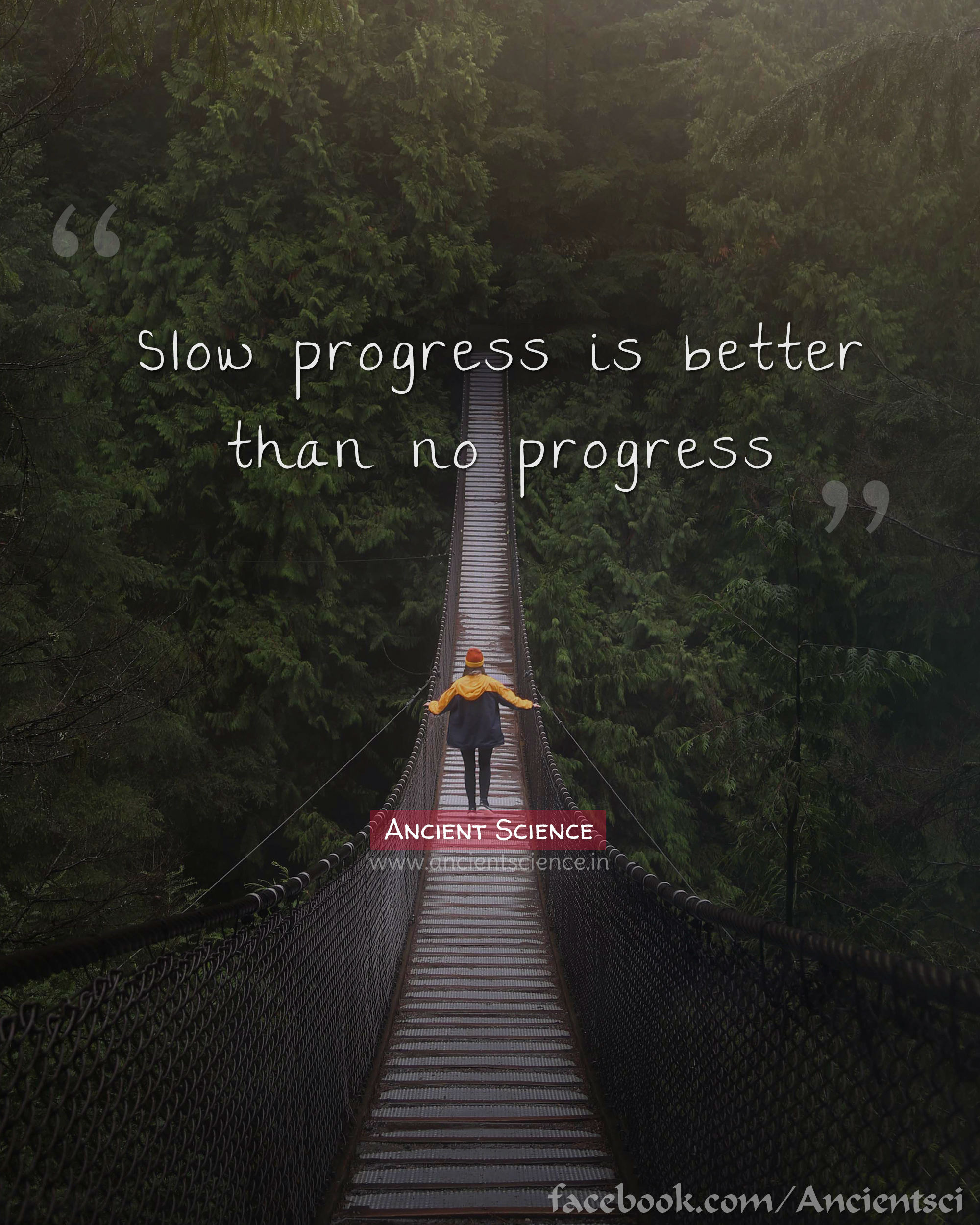 slow progress is better than no progress