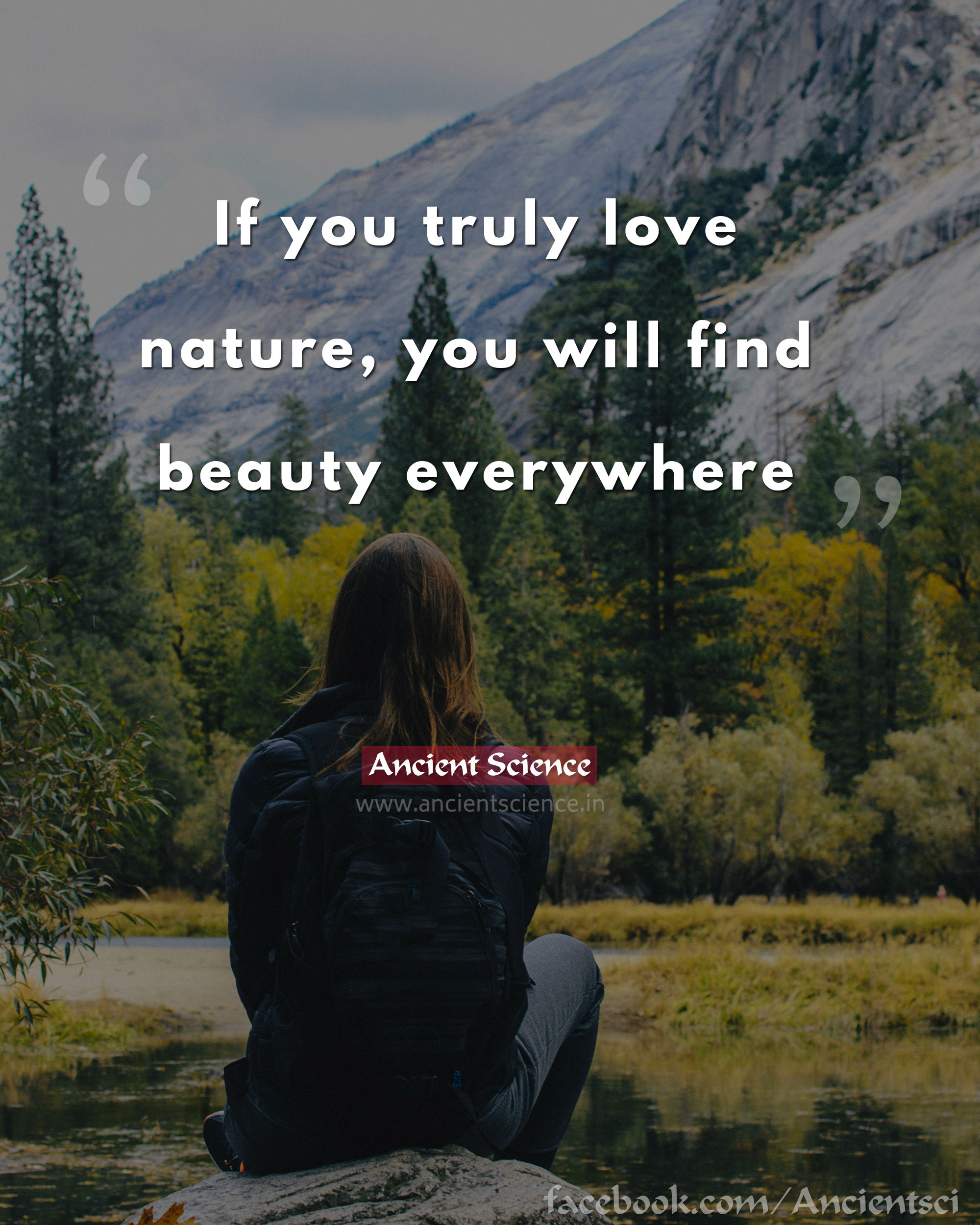 If you truly love nature, you will find beauty everywhere.