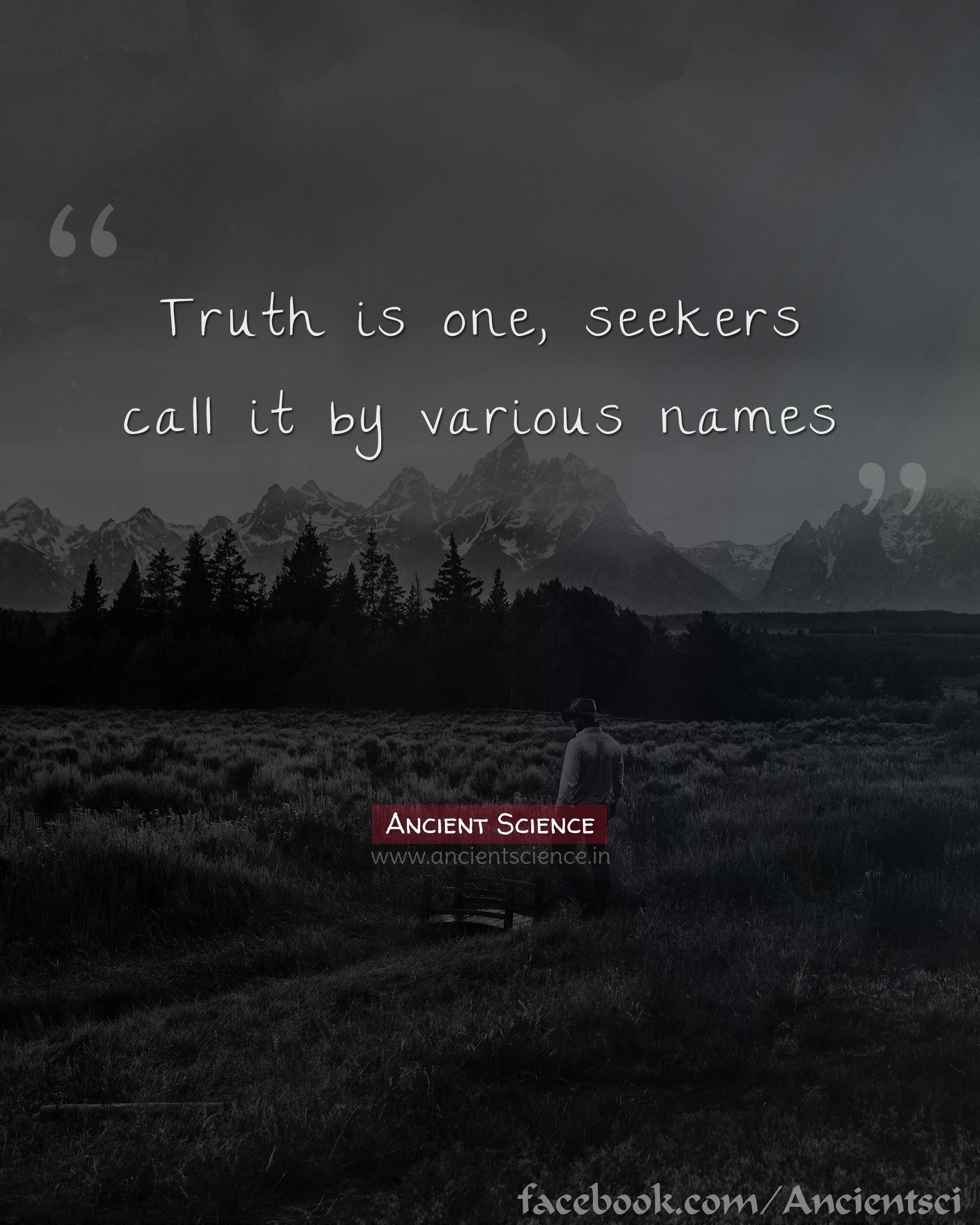 Truth is one, seekers call it by various names.