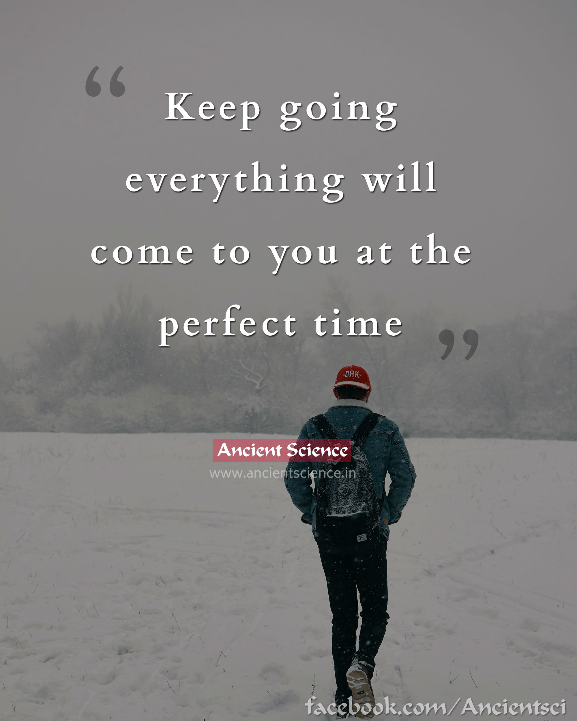 keep going everything will come to you at the perfect time.