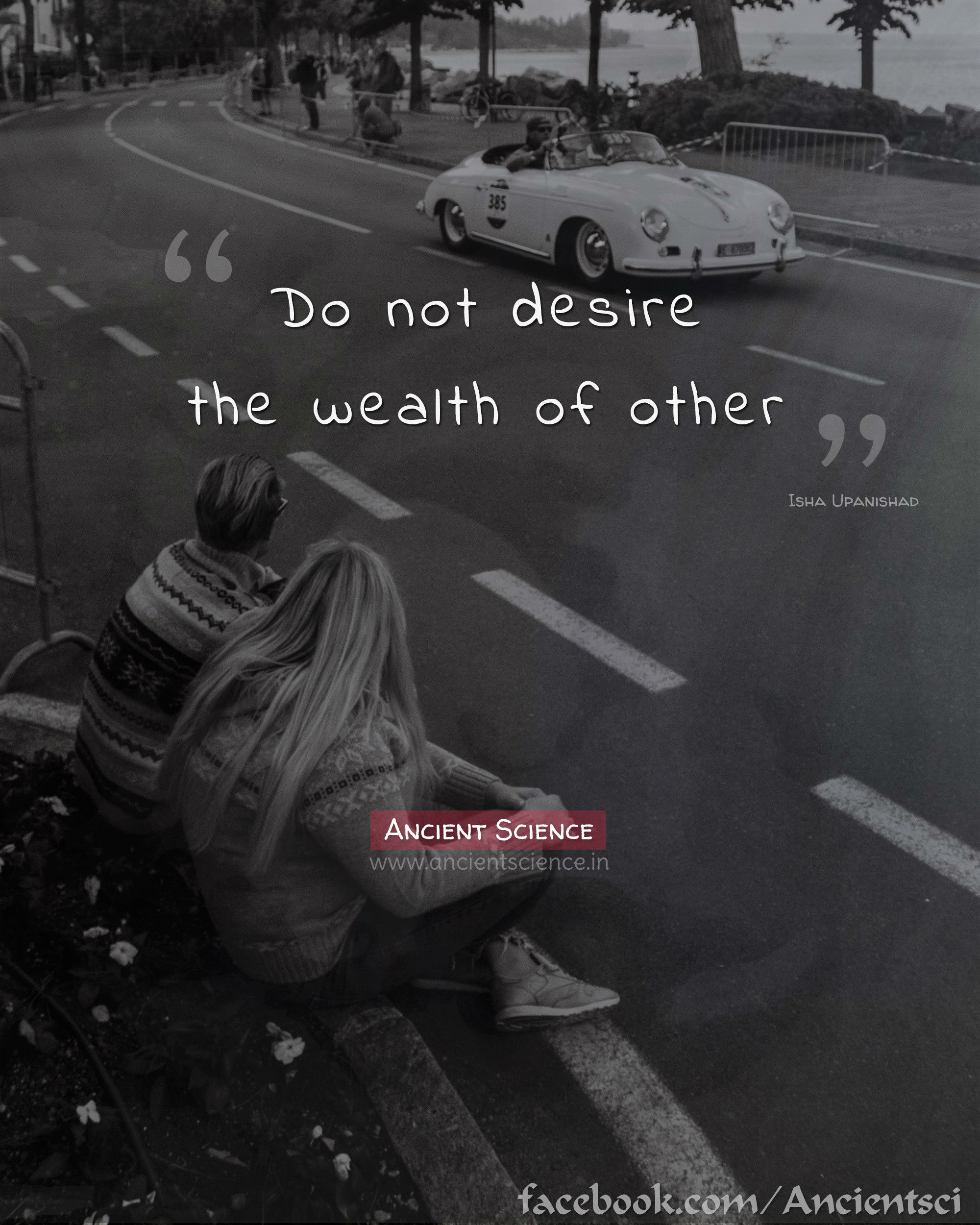 Do not desire the wealth of others.