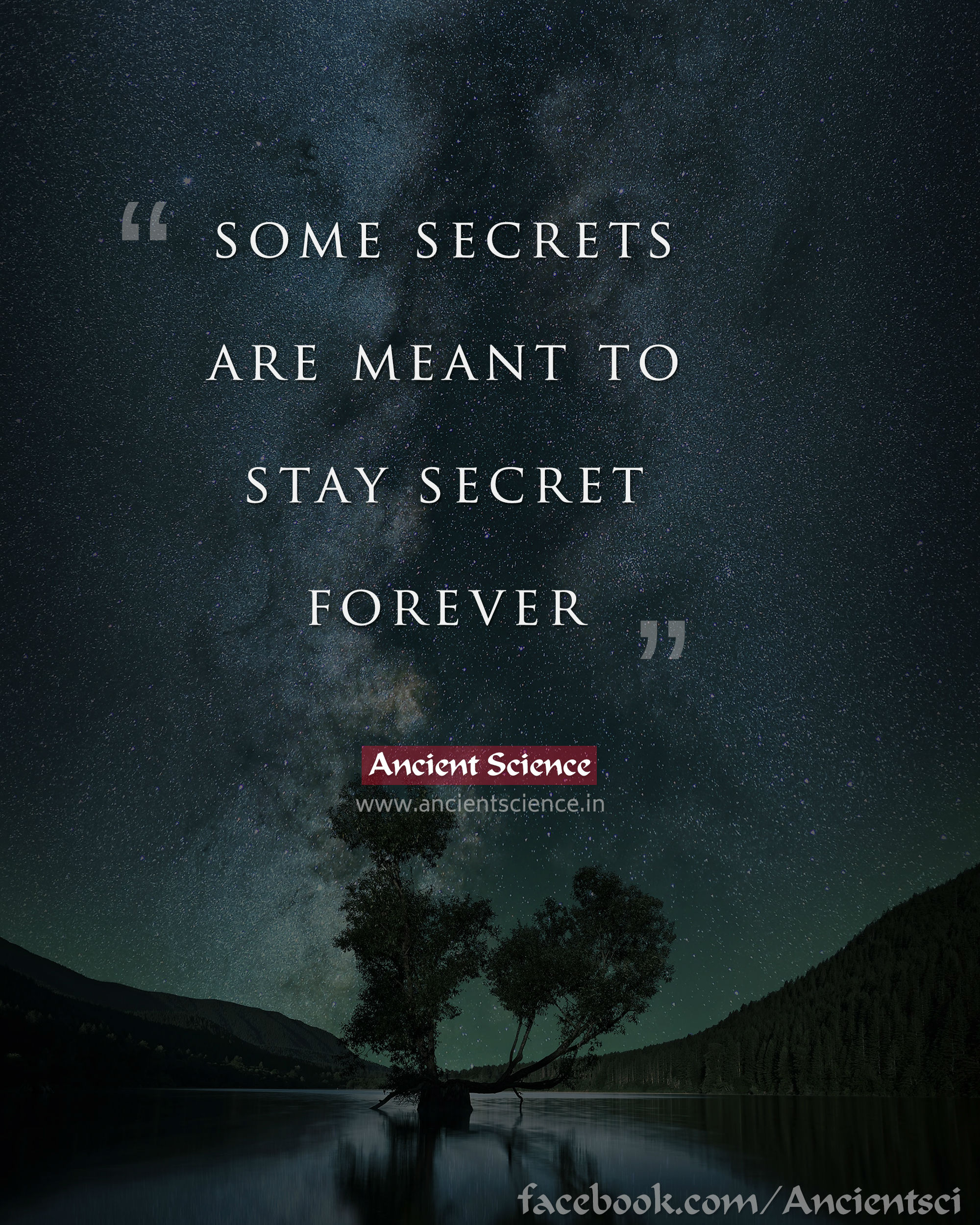 Some secrets are meant to stay secret forever.