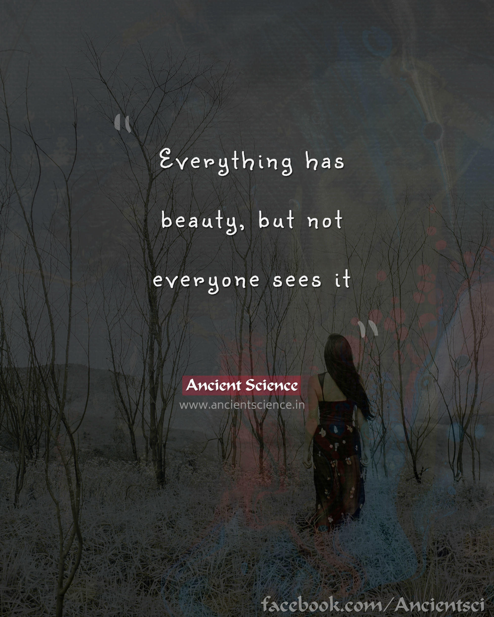 everything has beauty but not everyone sees it