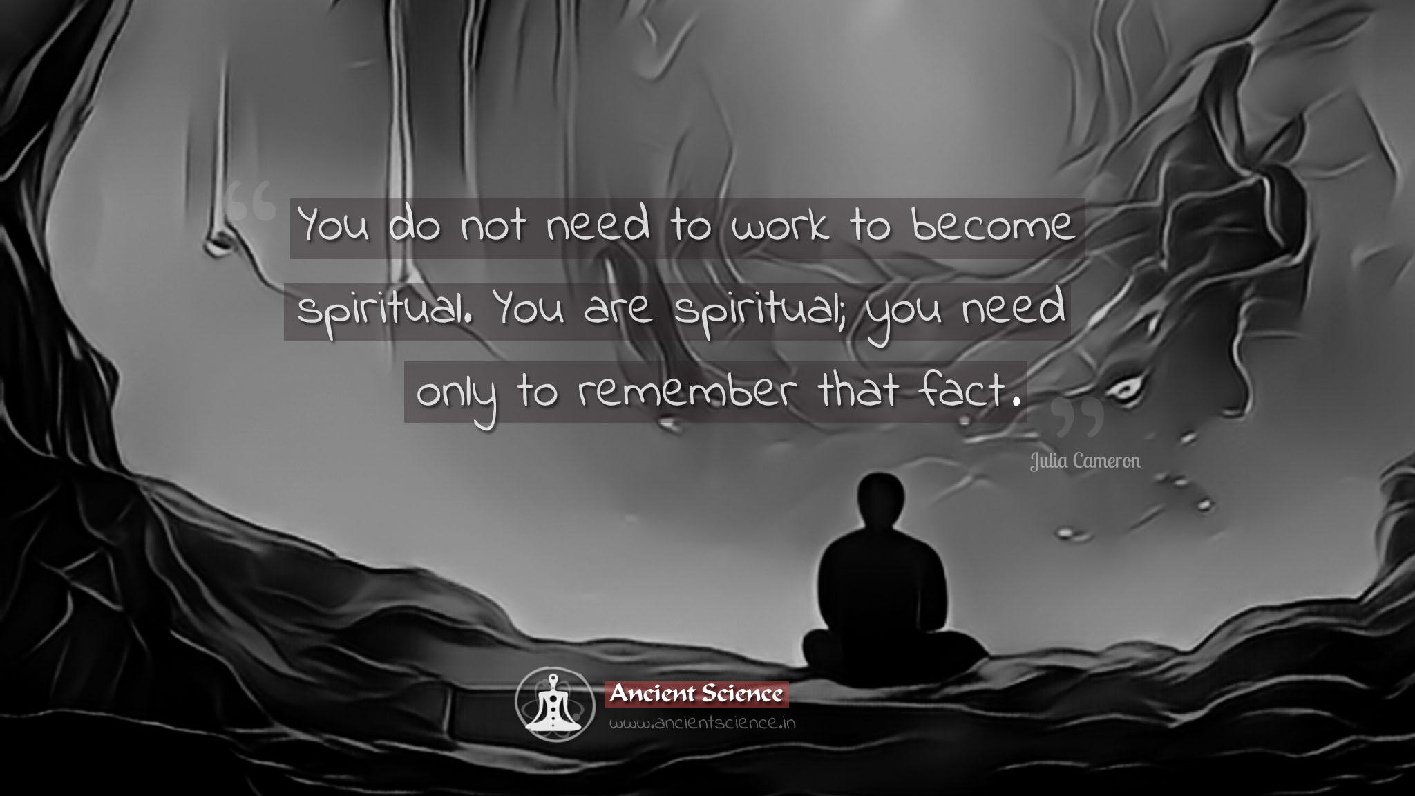 You do not need to work to become spiritual. You are spiritual; you need only to remember that fact quote